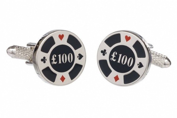 Casino Chip Cufflinks